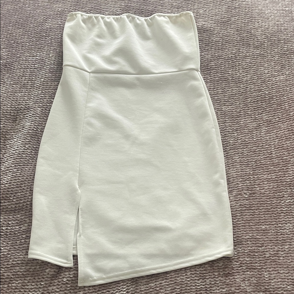 Missguided White Pencil Skirt